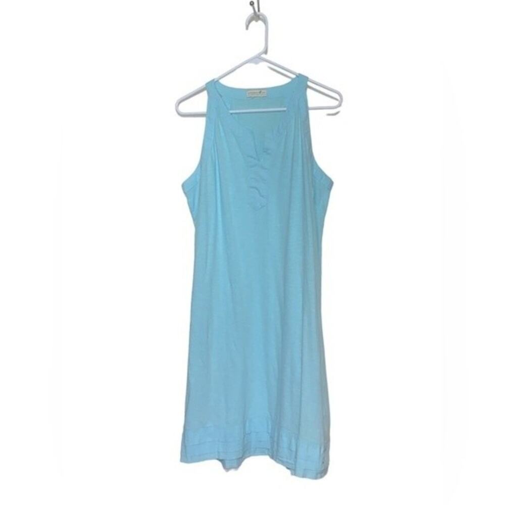 Caribbean Joe Sleeveless Dress‎ Aqua Blue